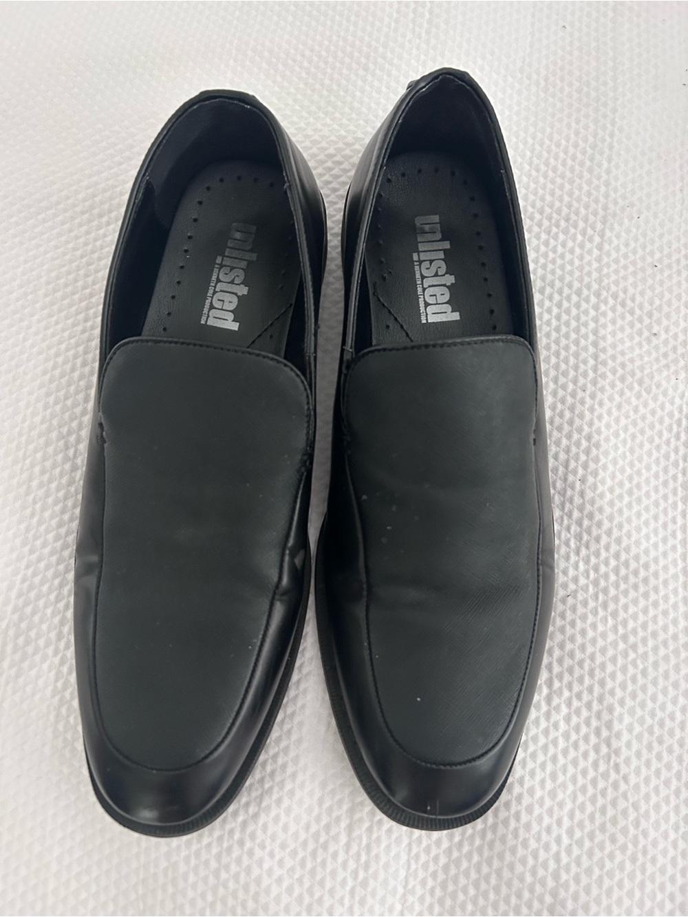 Unlisted Black Men's Slip-On Loafers